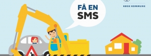 Den røde bil  holder øje